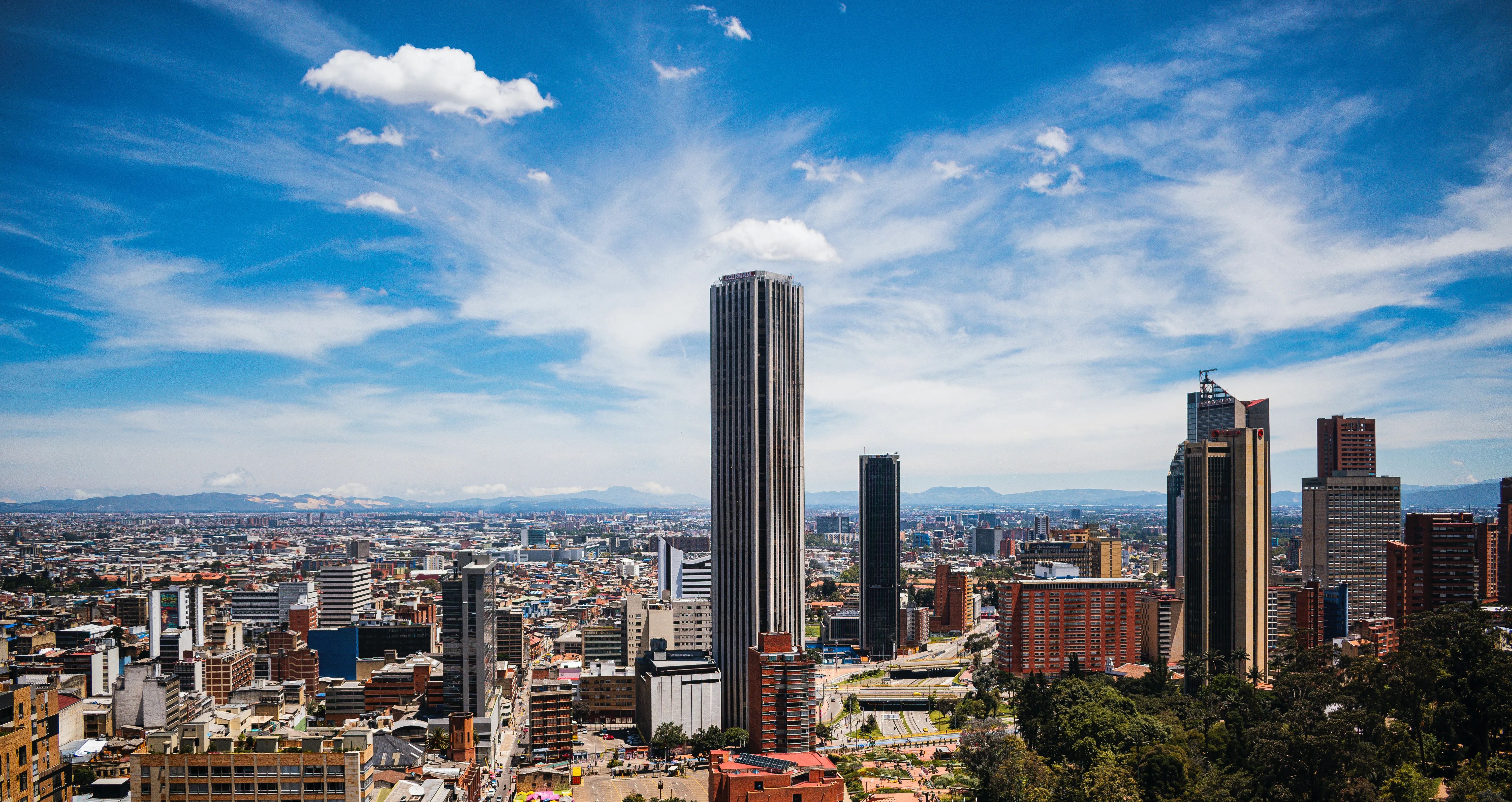 Panorámica de la ciudad de Bogotá