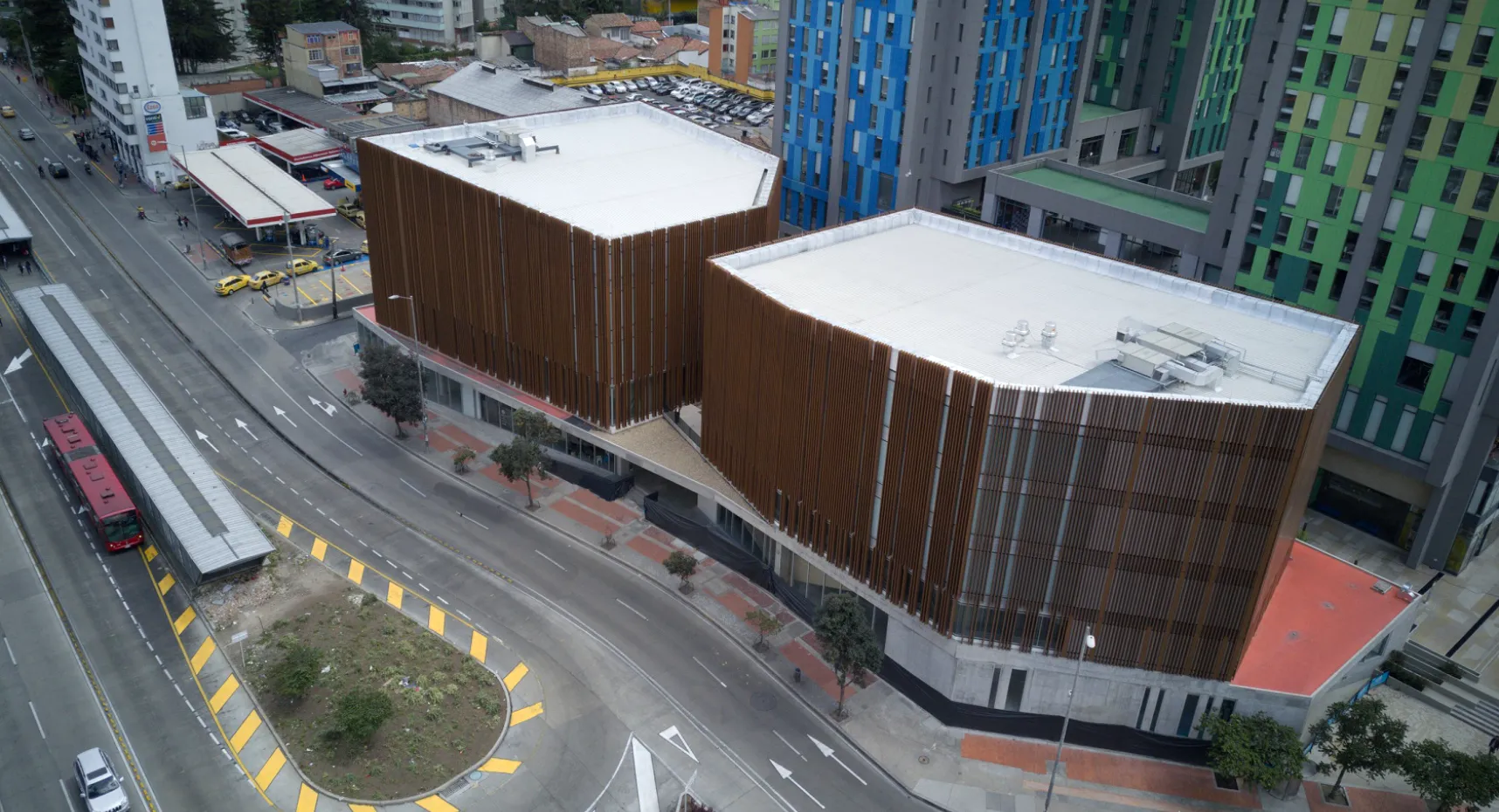 Vista panorámica de la Cinemateca de Bogotá