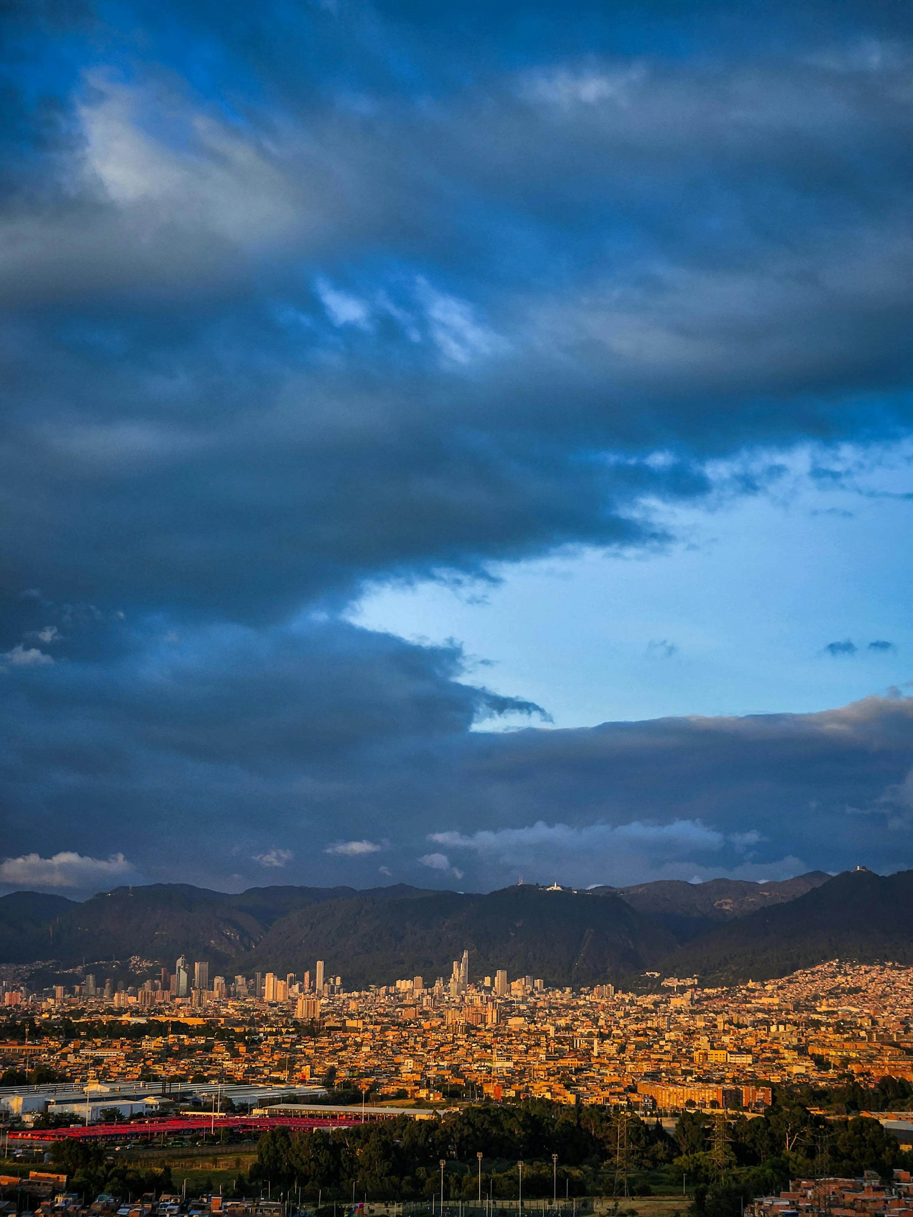vista panorámica de la ciudad de Bogotá