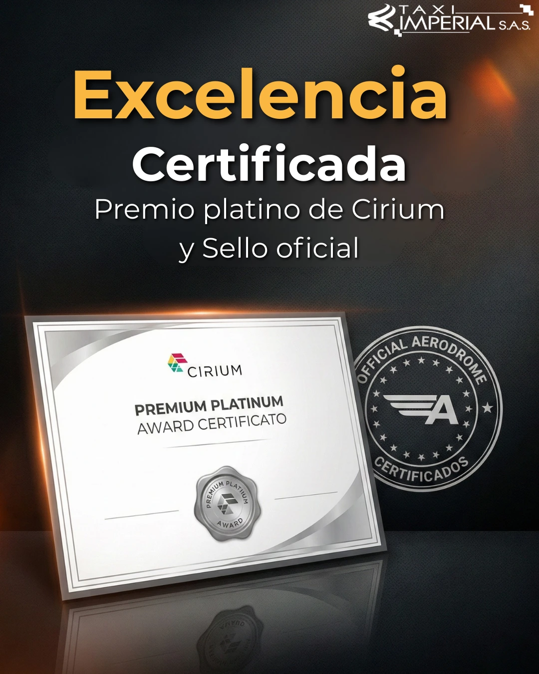 ilustraci&oacute;n de la certificaci&oacute;n de aer&oacute;dromo que obtuvo el aeropuerto el dorado en Bogot&aacute;