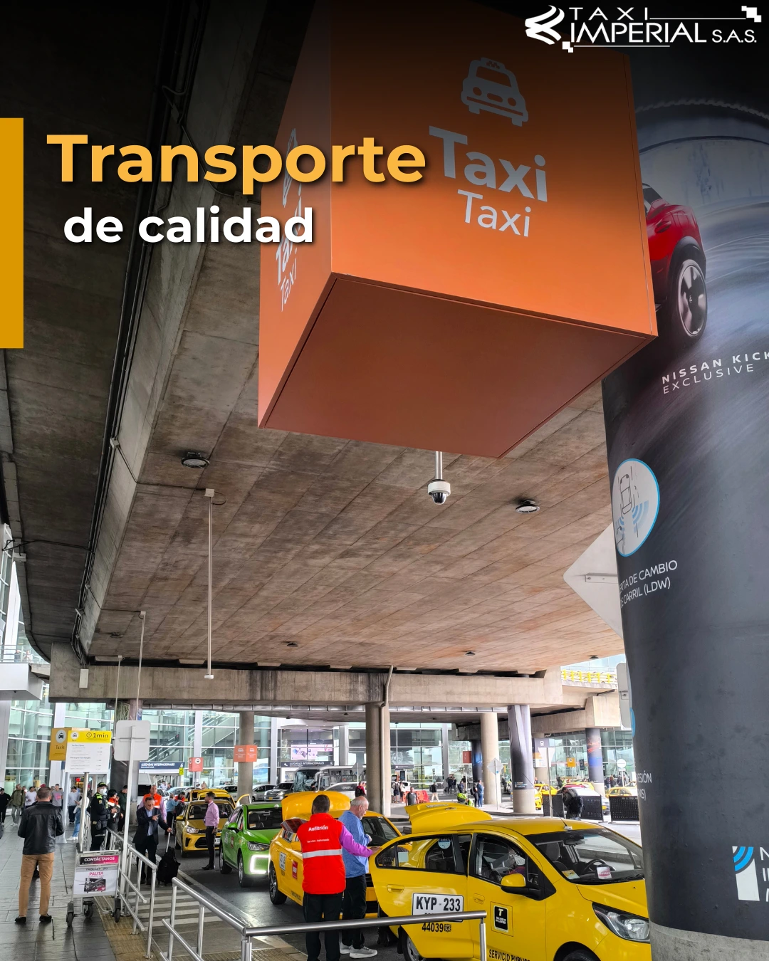 servicio de taxi en el aeropuerto el dorado