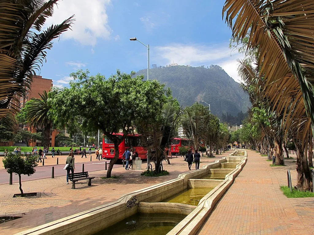 Eje Ambiental en el centro de Bogotá