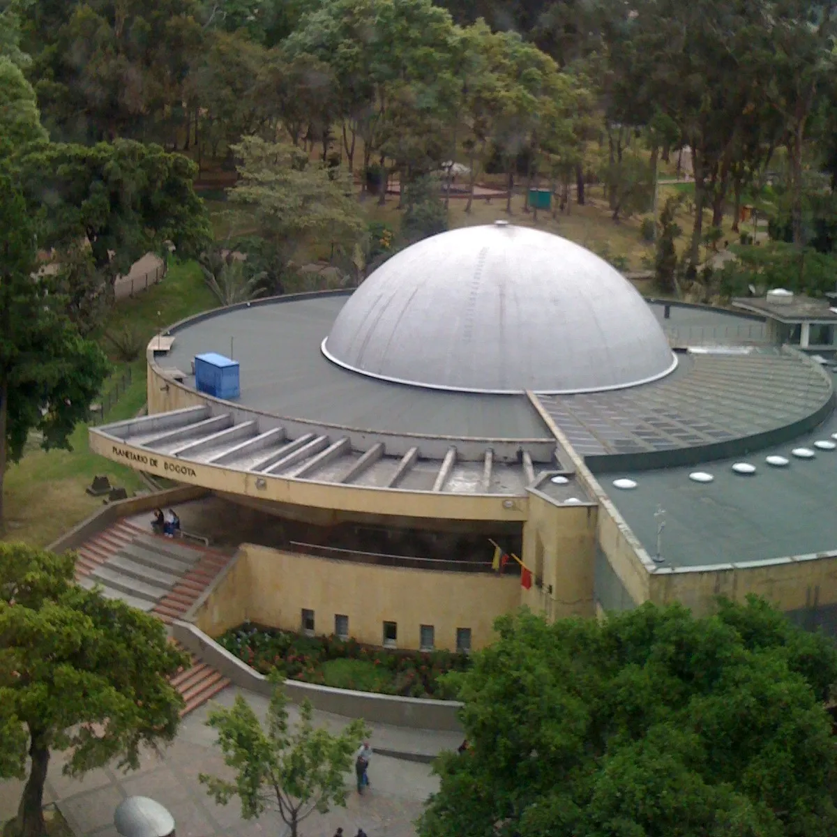Vista del Planetario de Bogotá